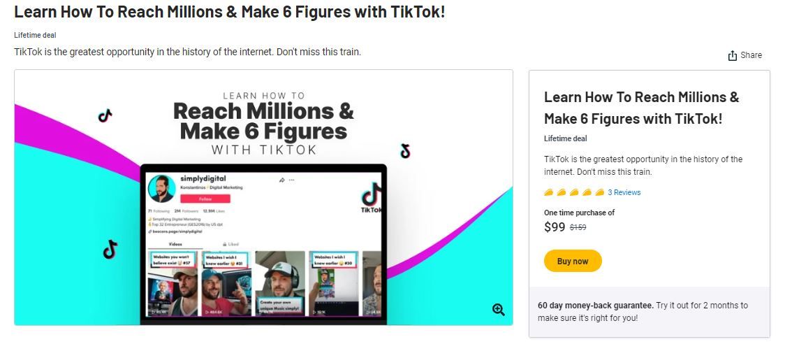 Learn How To Reach Millions & Make 6 Figures with TikTok
